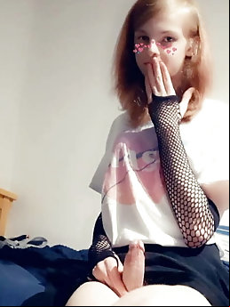Staggering cutie is having fun with her boyfriend