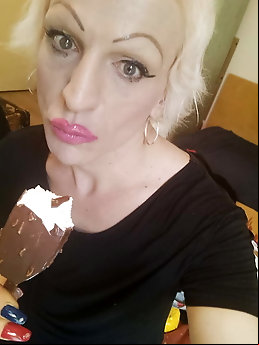 Ravishing mistress is masturbating